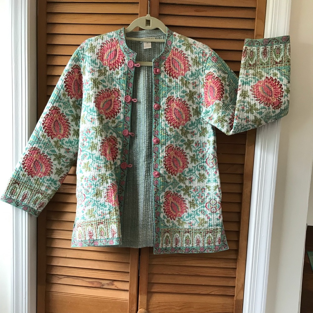 Quilted jacket by Orvis with pockets